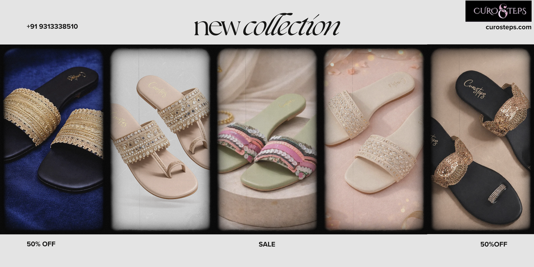 Step into Elegance: Stylish Women’s Sliders & Traditional Kolhapuri Chappals